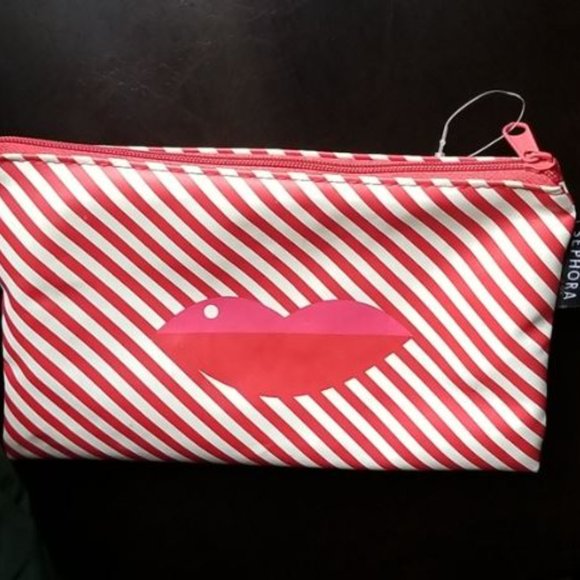 Sephora Striped LIPS Make up Bag - Picture 9 of 12